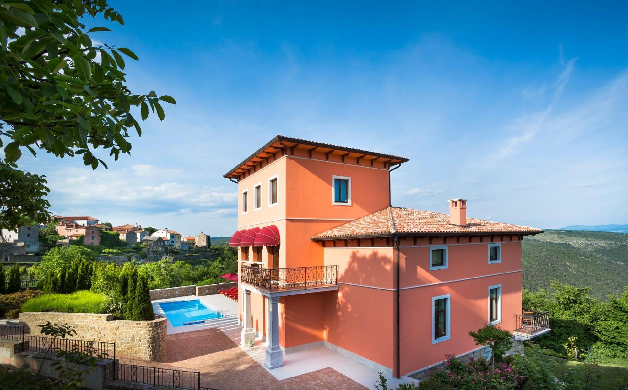 Palazzo Angelica B&B Adults Only Oprtalj Zewnętrze zdjęcie